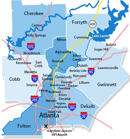 Atlanta Communities Map